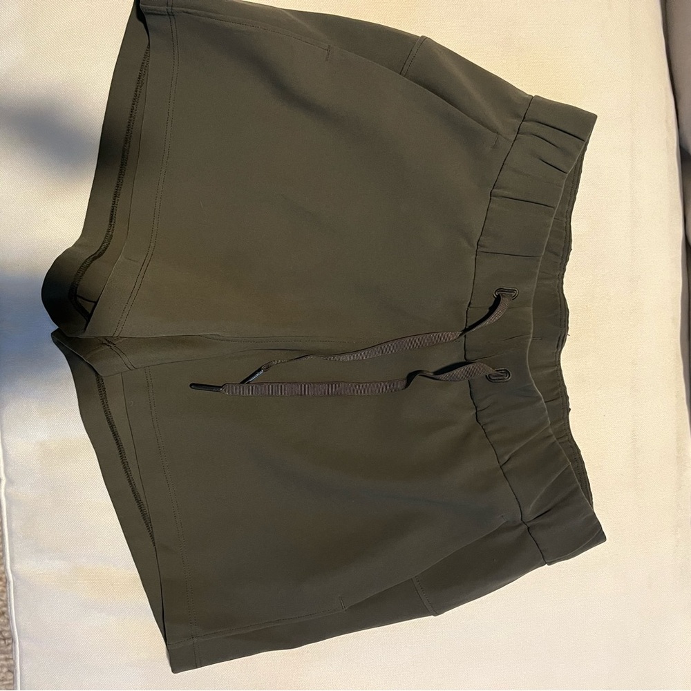lululemon Dark Green Athletic Shorts